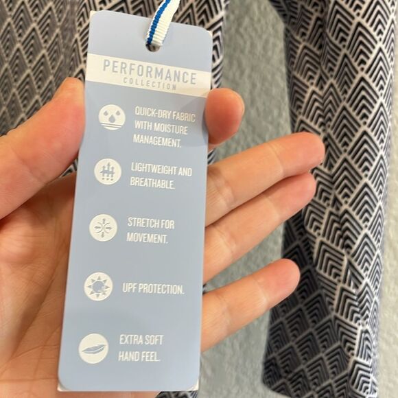 NEW Southern Tide Blue & White Pattern Jamie Performance Shift Dress Size XS - Picture 6 of 9